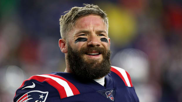 Julian Edelman with the Patriots.